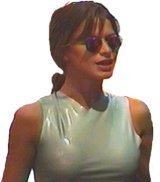 Rhona Mitra au salon E3 (6 Ko)